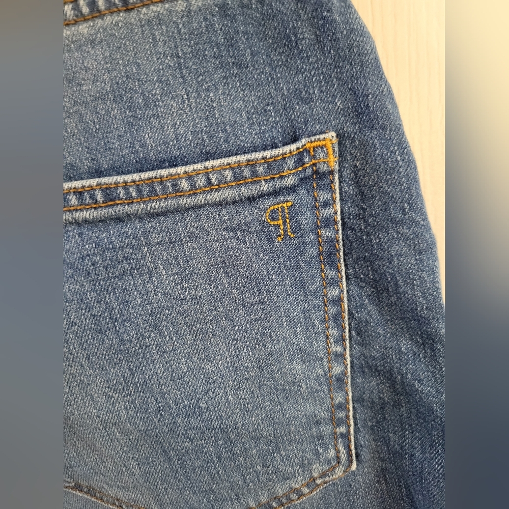 Anthropologie Pilcro The Austyn High-Rise Cuffed Jean Shorts Size 26 - Picture 3 of 16